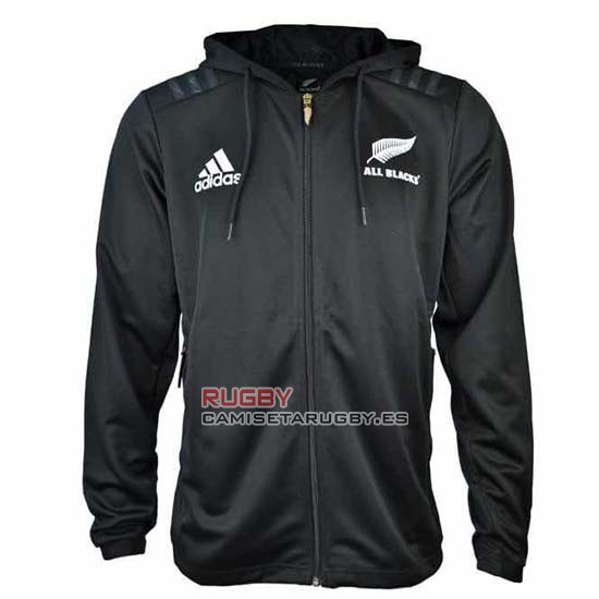 Nueva Zelandia All Blacks Rugby 2018-19 Chaqueta con Capucha01